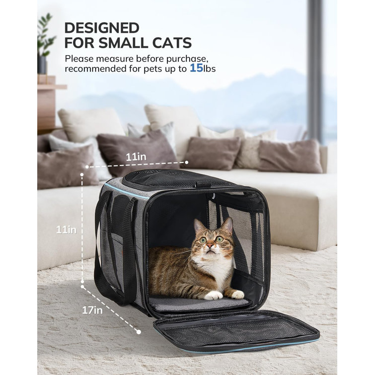 Large cat carrier on wheels sale